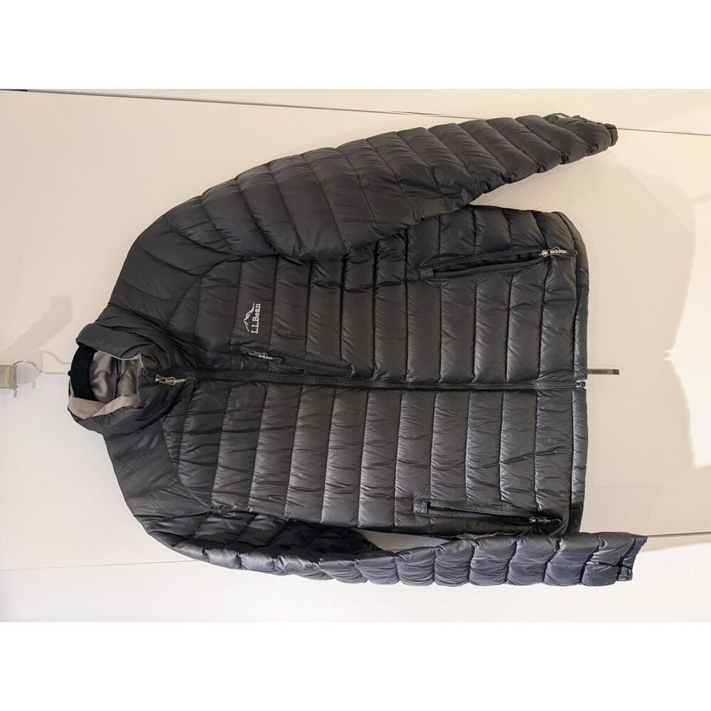 L.L.Bean Men's Black Puffer Jacket Medium Regular
